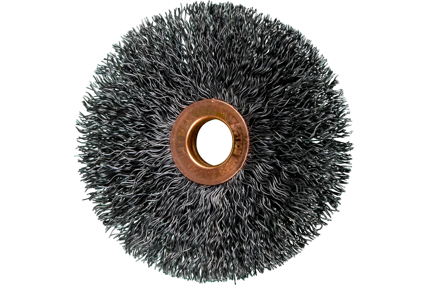 Show details for Pferd Tube Center Wire Wheel Brush 3" Dia. .012 Carbon Steel 1/2-3/8" Arbor Picture of Pferd Tube Center Wire Wheel Brush 3" Dia. .012 Carbon Steel 1/2-3/8" Arbor